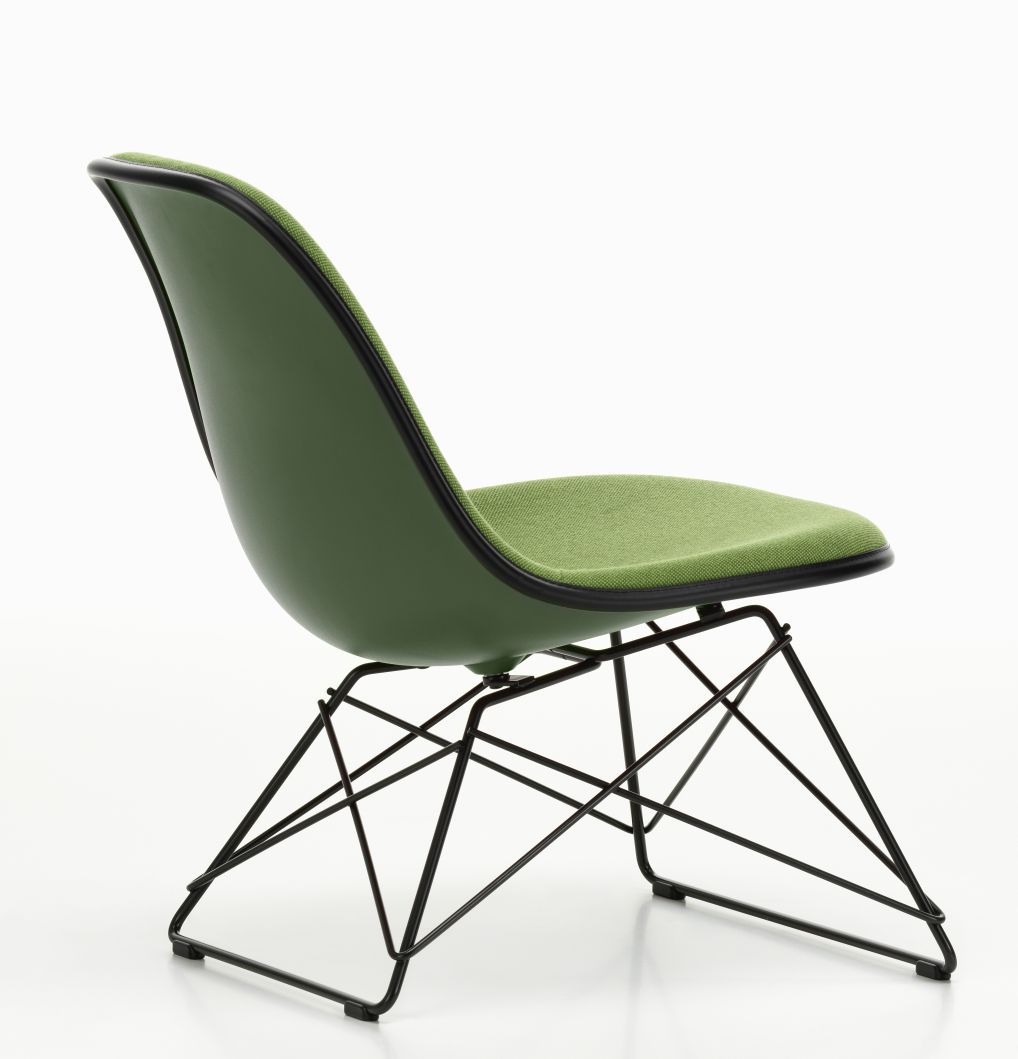 Eames Plastic Side Chair LSR Chaise Entièrement Rembourrée Vitra