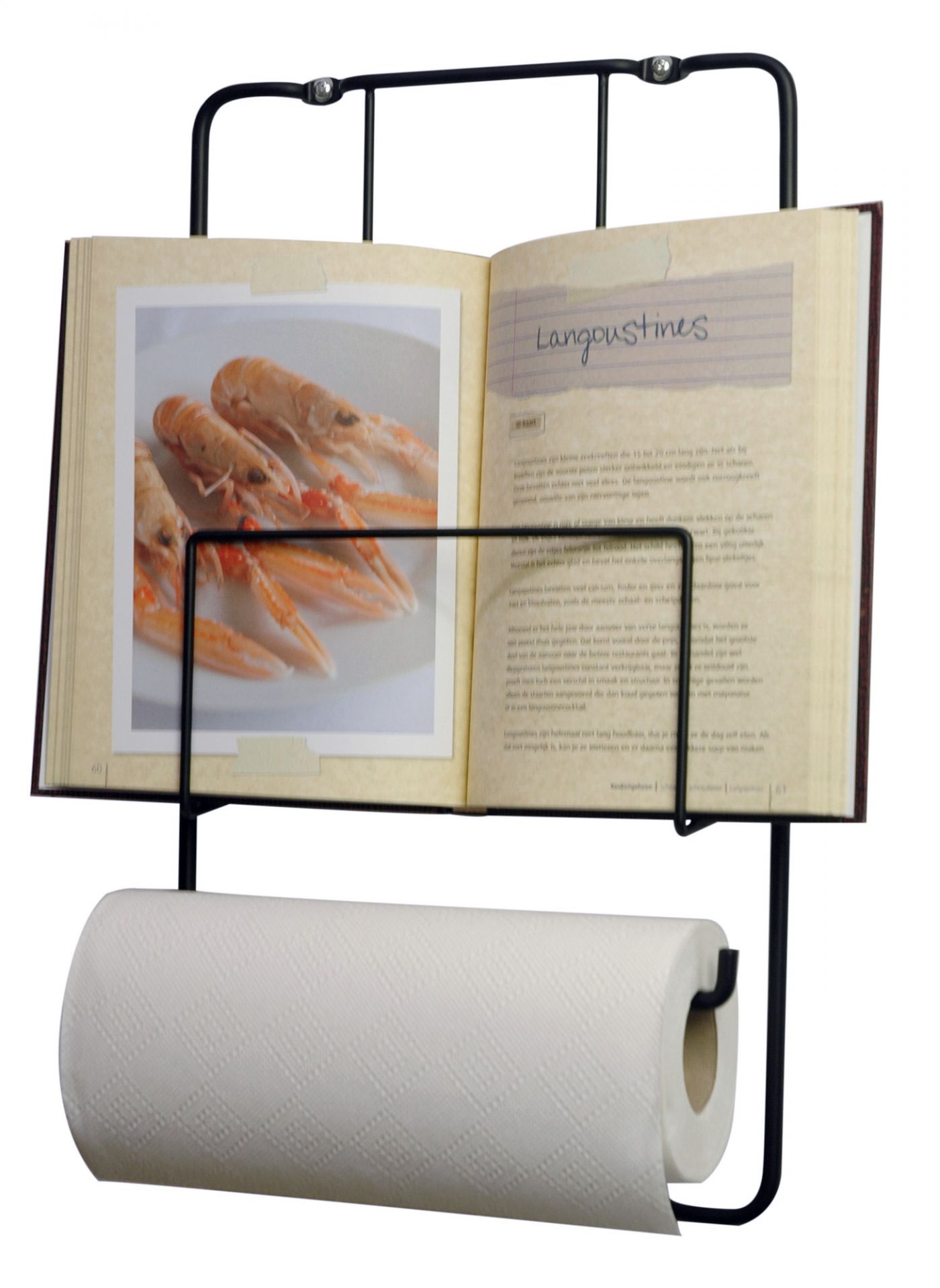 Cook Book Frame porte-essuie-tout / Livre de cuisine Capventure OFFRE SPECIALE