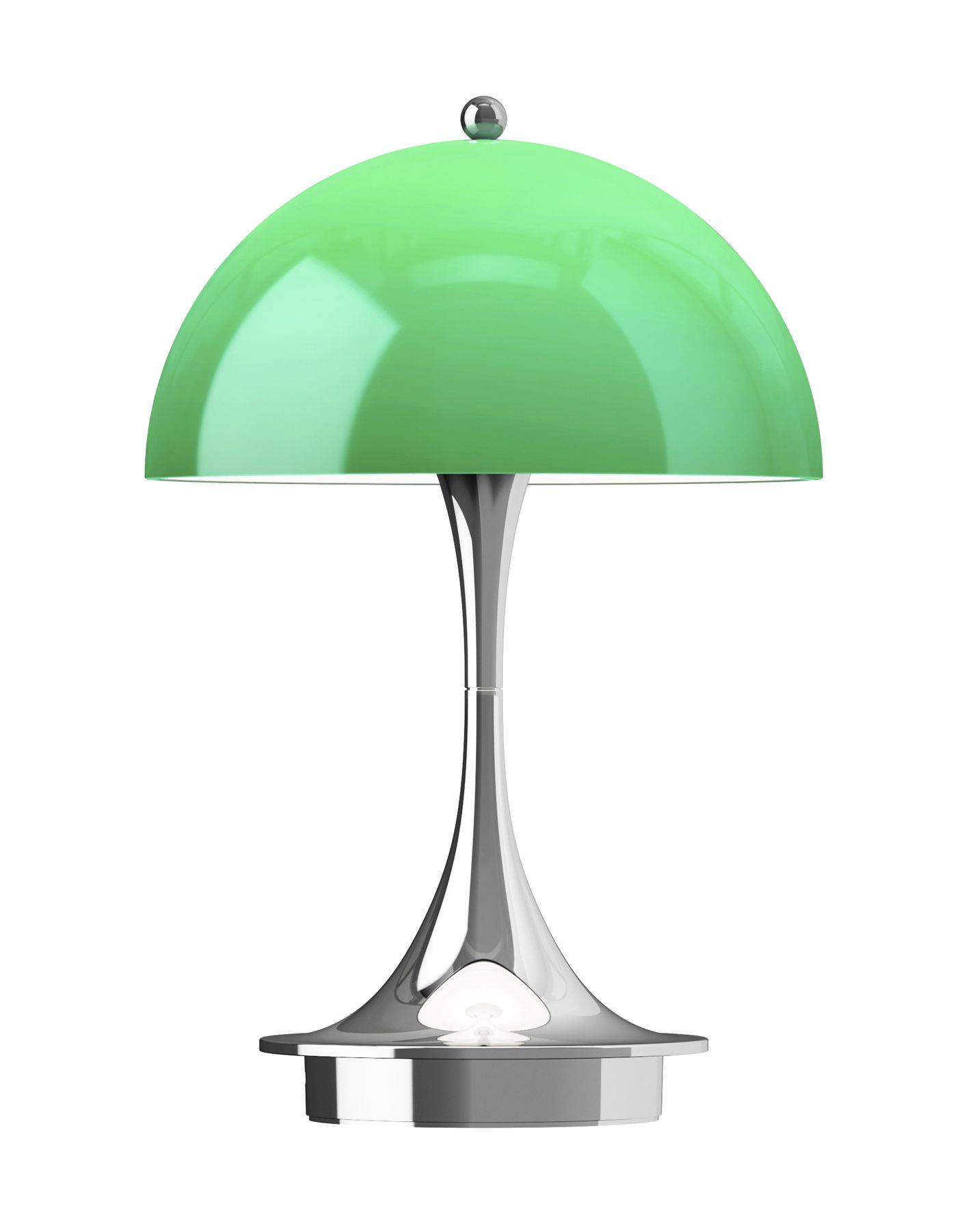 Panthella 160 Portable Lamp Chrome Lampe de table / Lampe à batterie Louis Poulsen