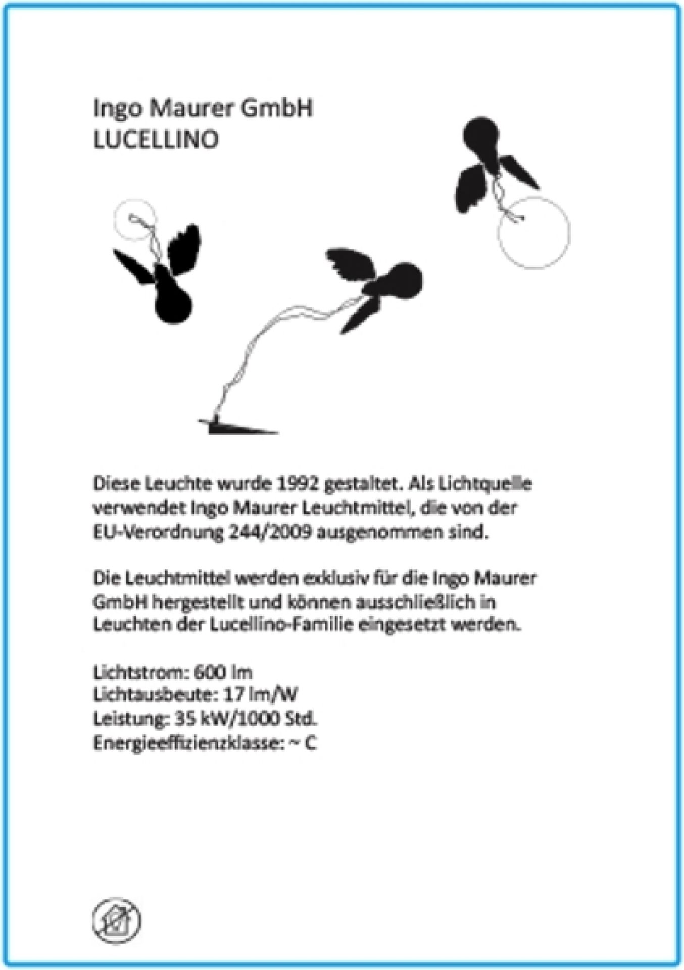 Lucellino Wall Applique Ingo Maurer