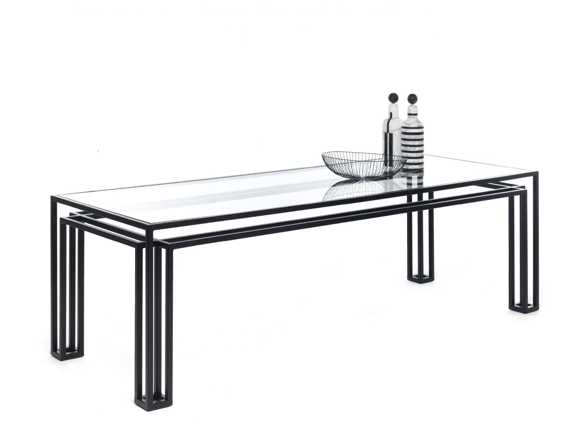Hotline Table noir Longueur 200cm Mogg