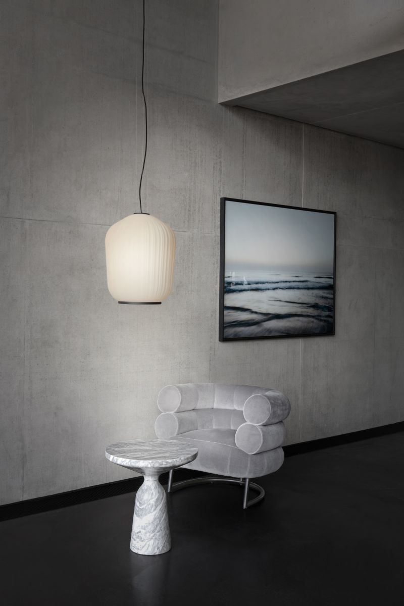 Plissée Lampe suspendue Laiton ClassiCon