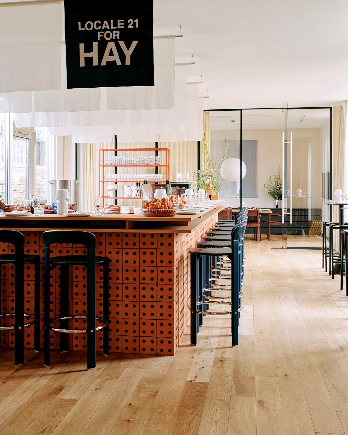 Rey Barstool Tabouret de bar H97cm Hay
