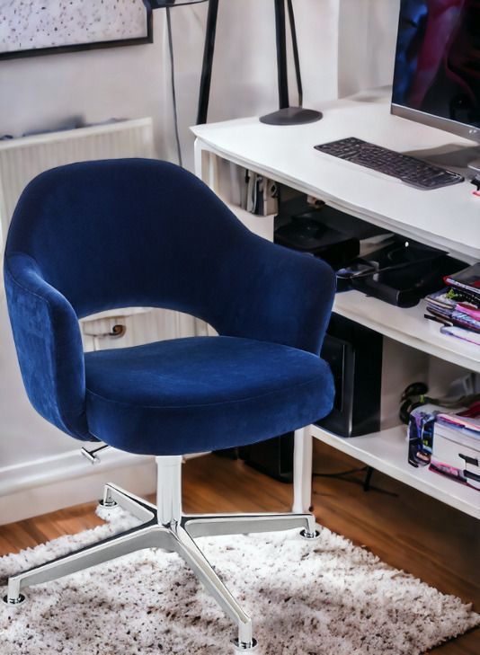 Saarinen Relax chaise de conférence 4-étoiles pied pivotant avec accoudoirs Knoll Interntional 