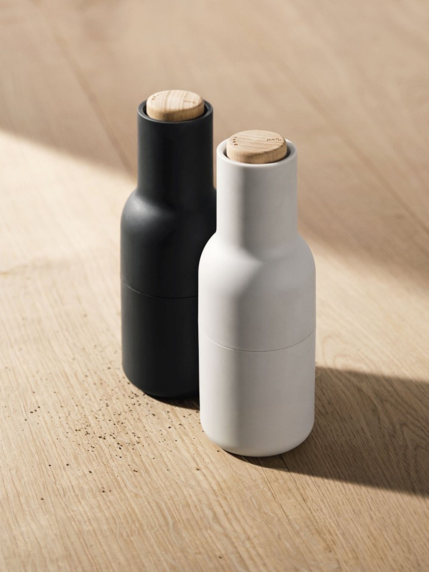 Bottle Grinders Chêne Moulin à sel et à poivre Lot de 2 Audo OFFRE SPECIALE