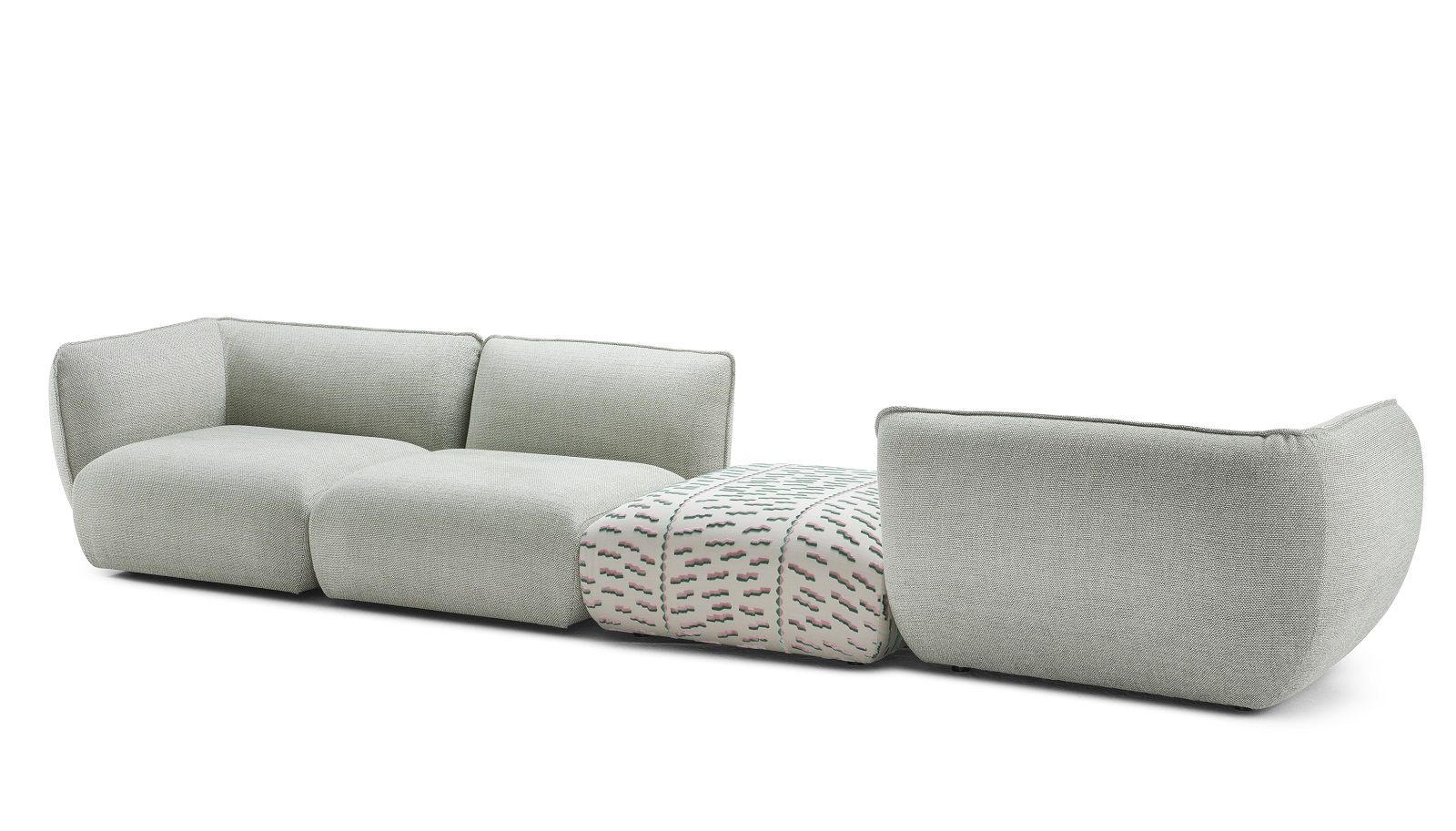 Canapé modulaire Mia Suggestion de combinaison 1 Freifrau Manufaktur