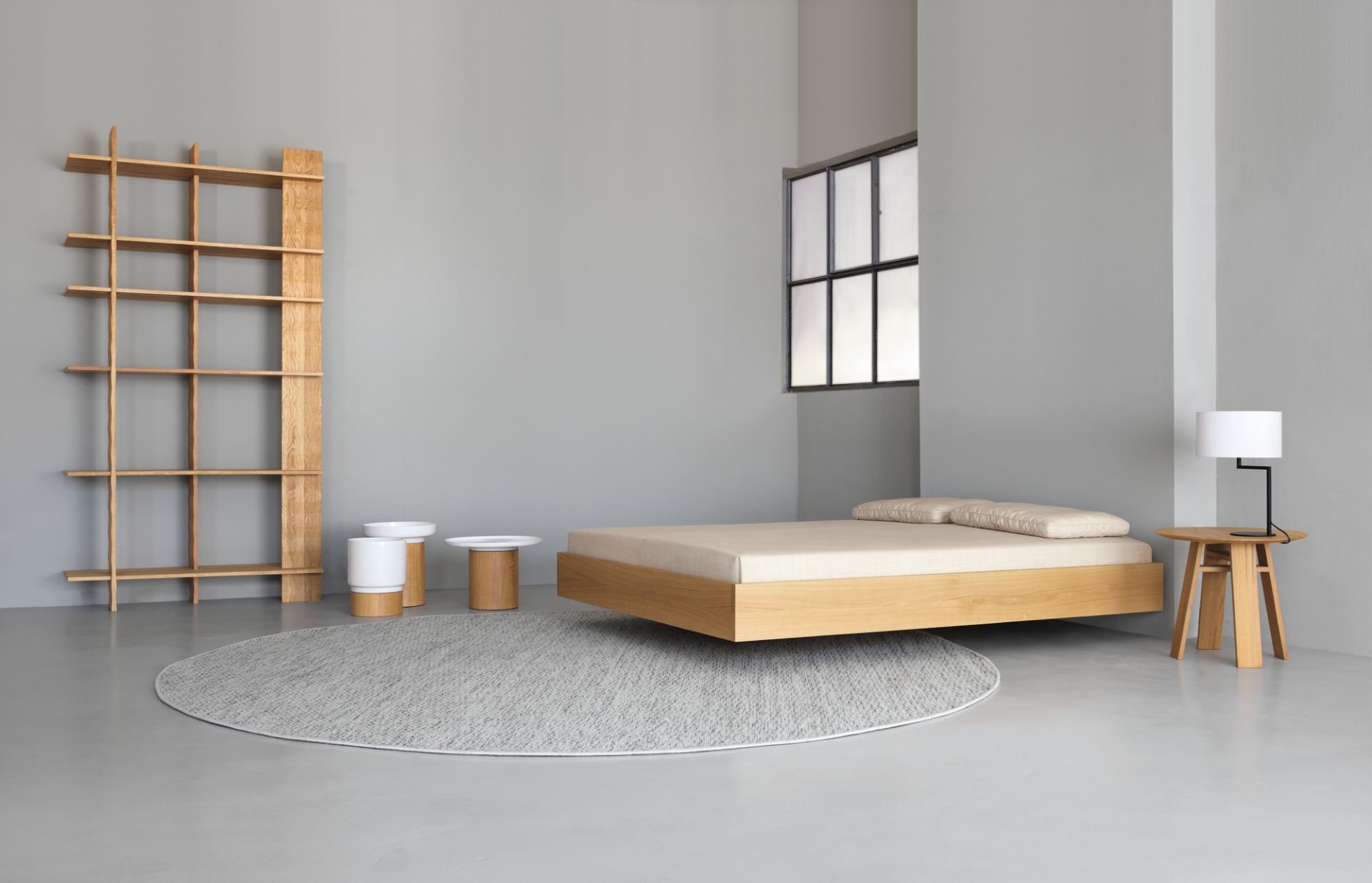 Simple 160 lits en bois chêne Zeitraum