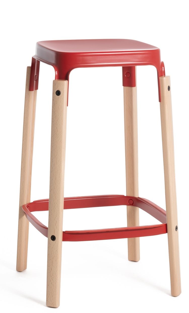 Steelwood Stool Tabouret H 68 cm Magis