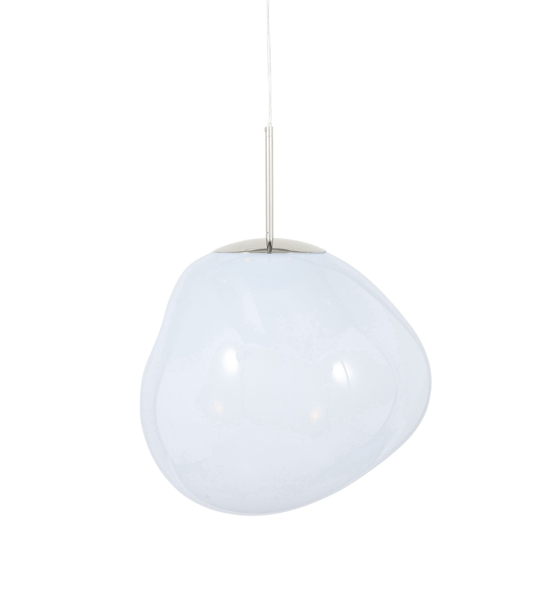 MELT Lampe suspendue LED Opal - Argent Tom Dixon