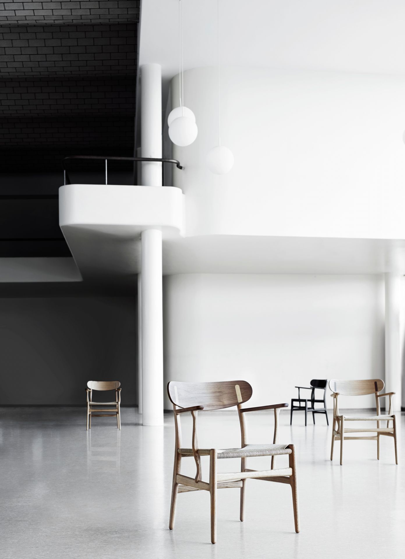CH26 chaise en bois tresse naturelle/chêne savonné Carl Hansen &amp; Søn