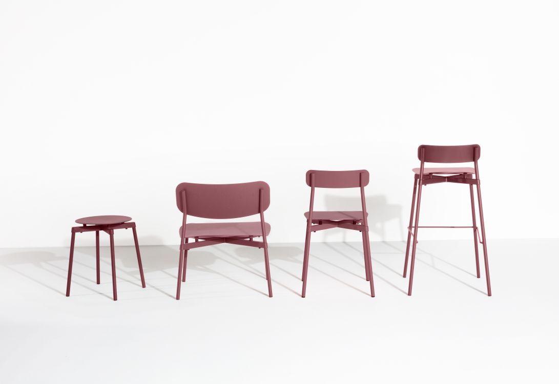 Fromme Lounge Chair Fauteuil Petite Friture Marron rouge Fromme Lounge Chair Fauteuil Petite Friture Marron rouge