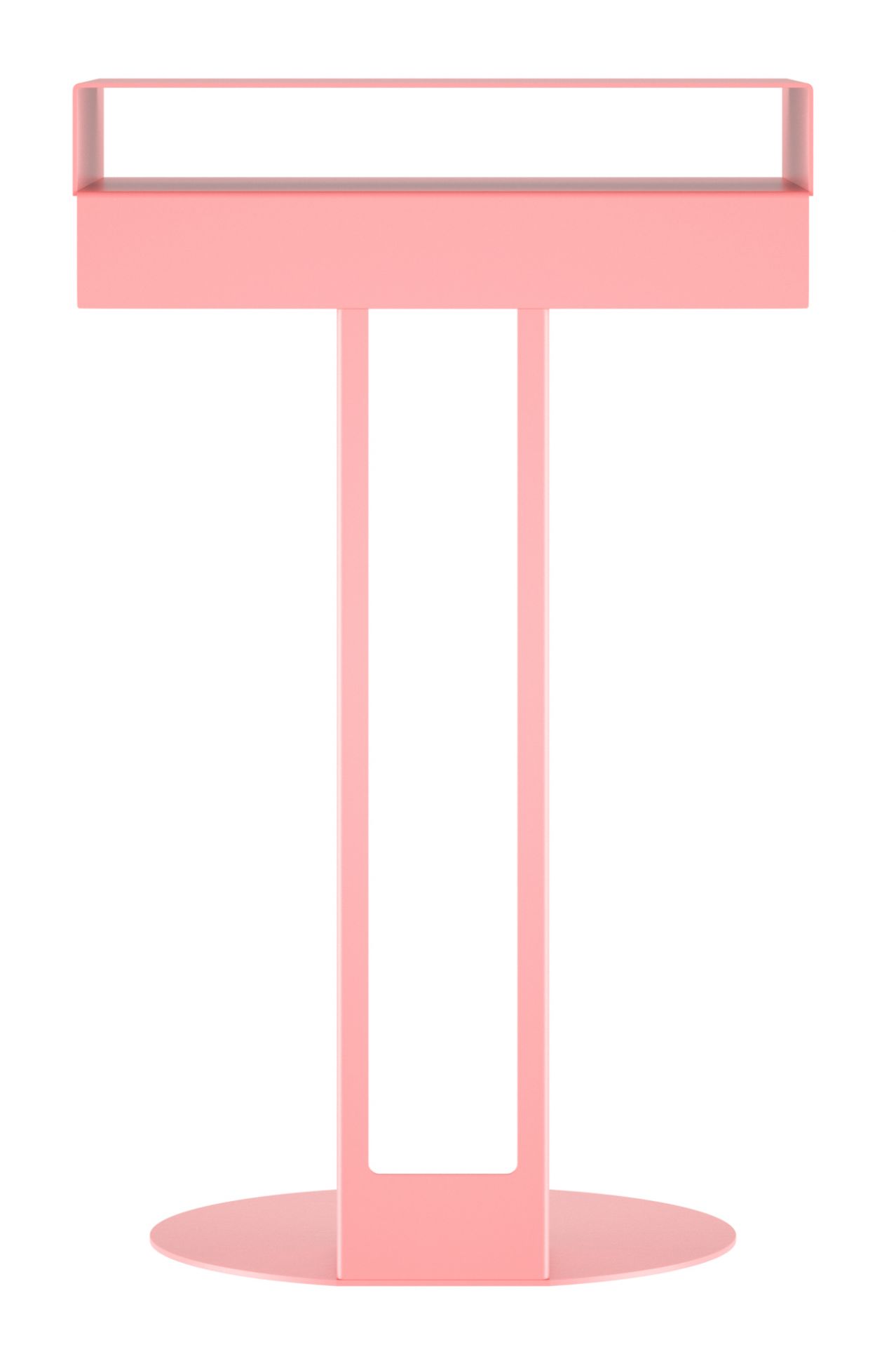 Rosa Meta Side Table von New Tendency: Moderner Beistelltisch mit minimalistischem Design.