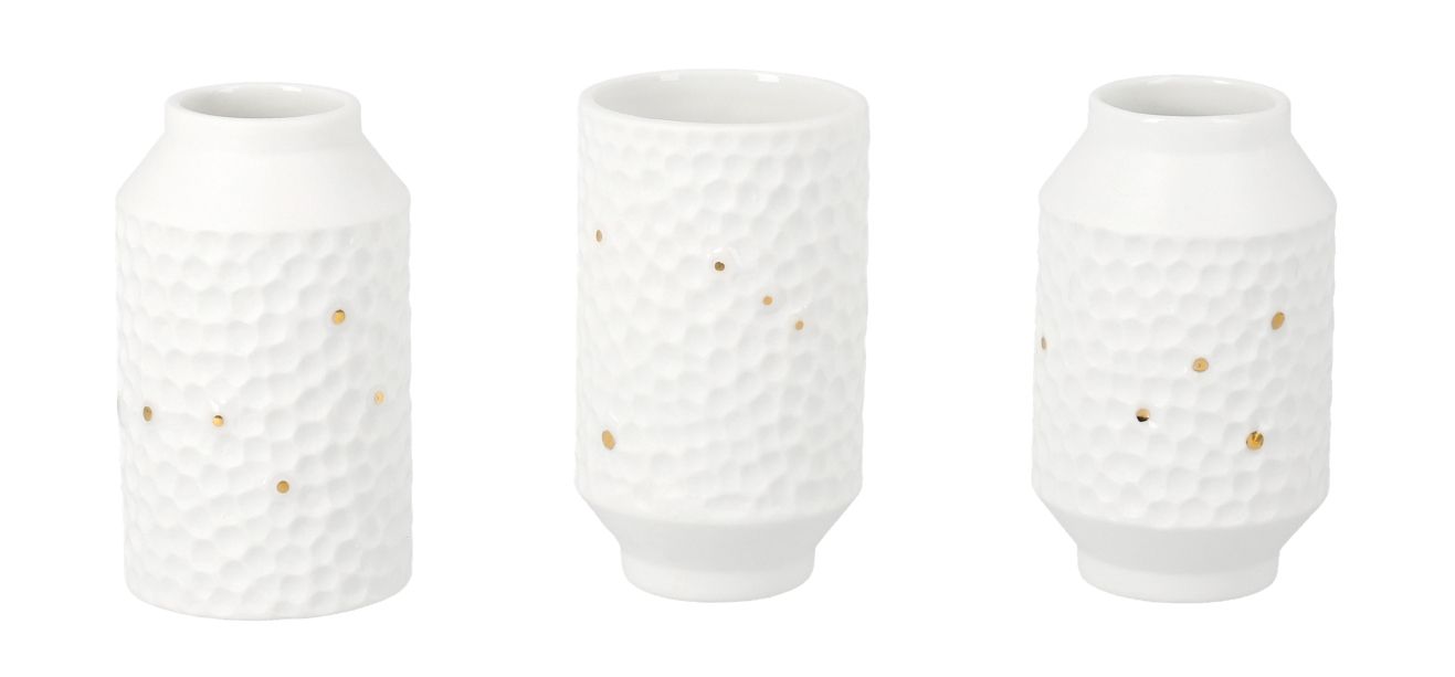 Images d'étoiles mini-vases set de 3 roues