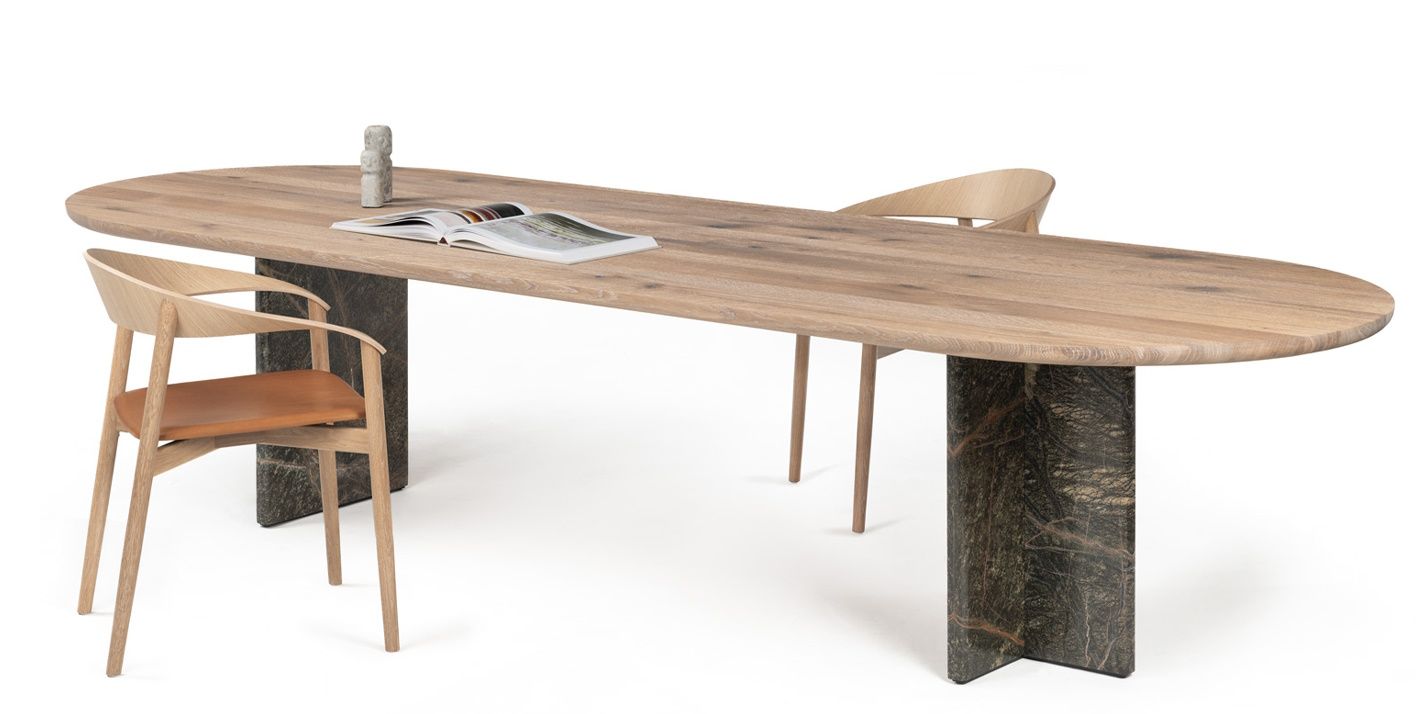 BC17 T-Rox Table ovale Table de salle à manger Janua 