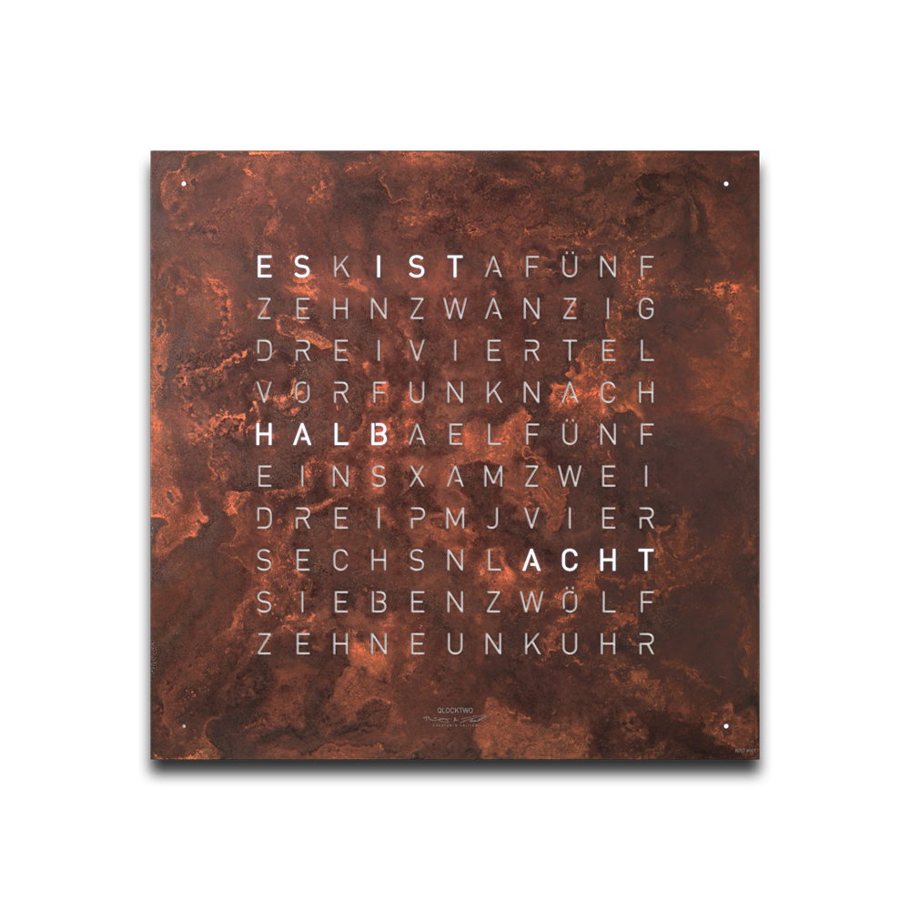Cache avant pour l'horloge murale Earth 45 QLOCKTWO