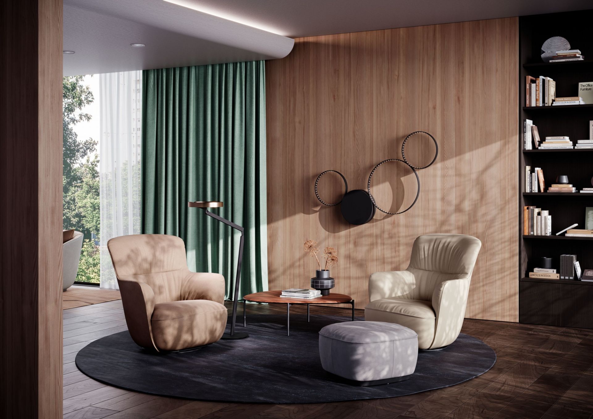 Ishino Loungechair Walter Knoll