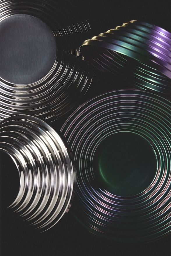 Maya bol rond Ø 25 cm Greenpurple 7320/25GRP Alessi  