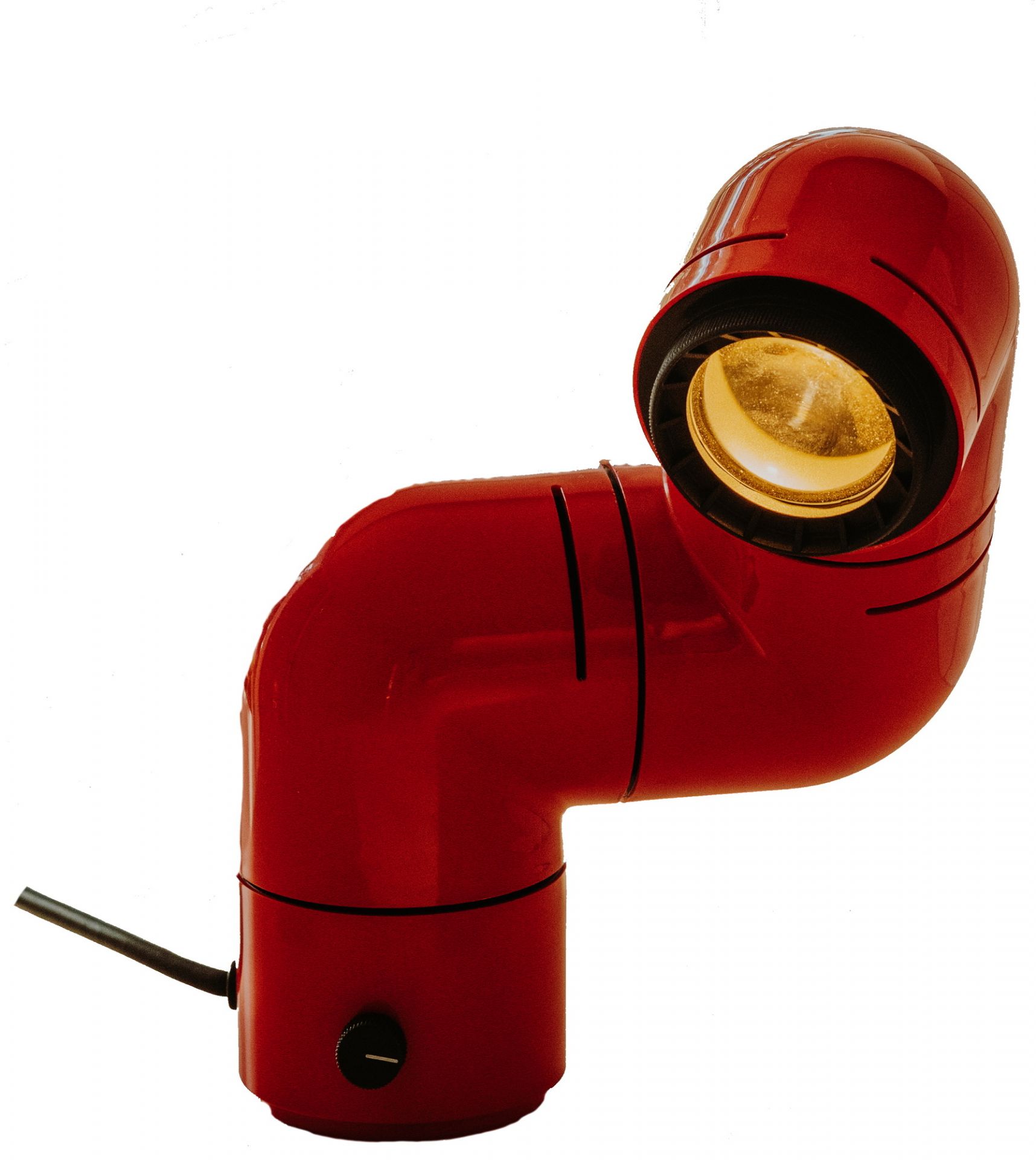 Tatu lampe de table rouge Santa & Cole