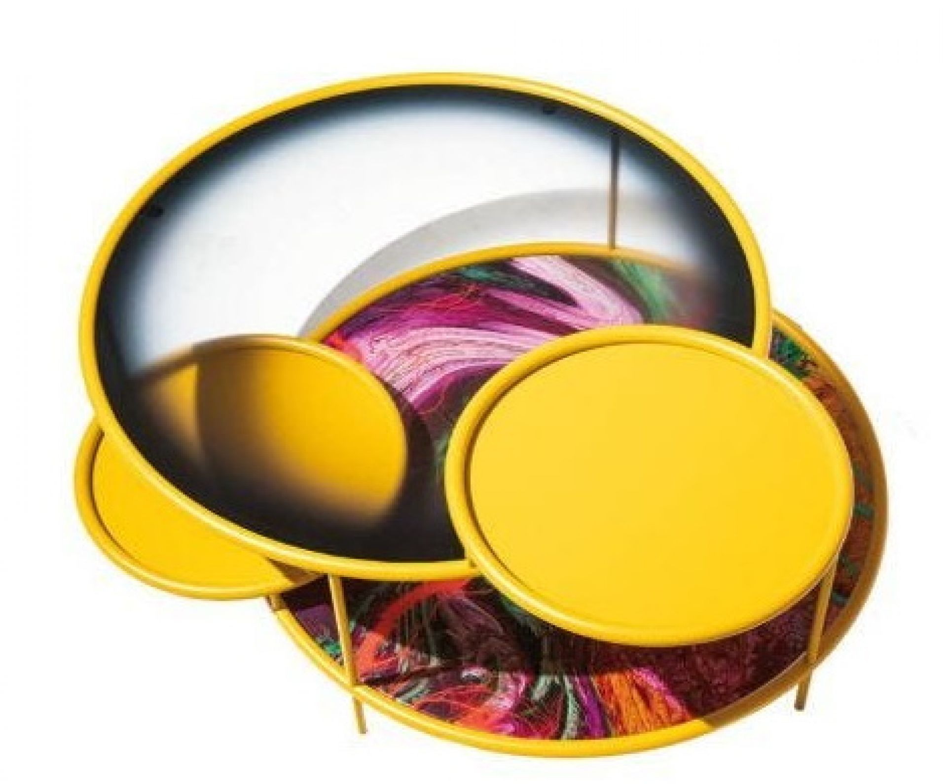 Sangaku Table basse Jaune/Anti-Atlas Driade