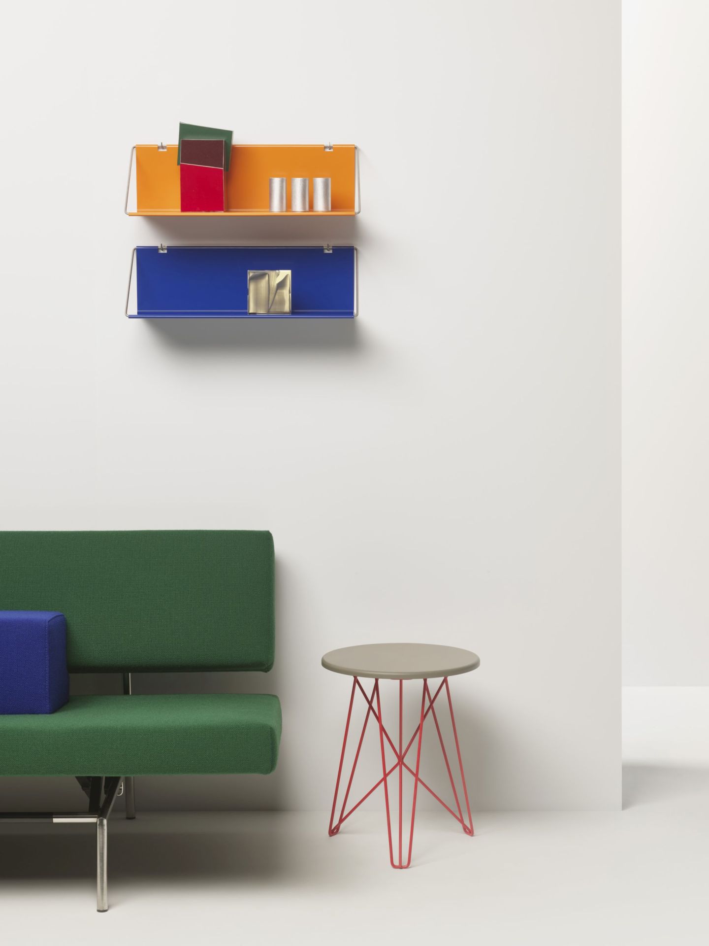 Ijhorst Tabouret / Table d'appoint jaune zinc Spectrum