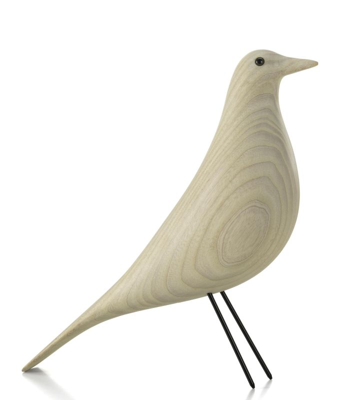 Eames House Bird sculpture frêne blanc huilé Vitra Nouvelle version