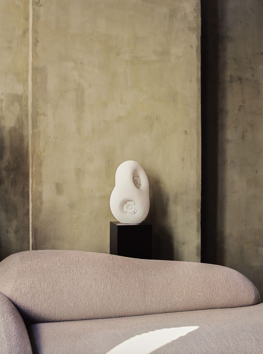 Sculpture acoustique Haut-parleur Transparent
