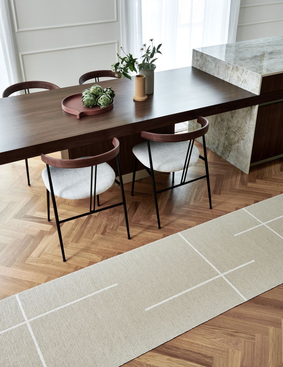 Fred Tapis 70x180cm beige Pappelina