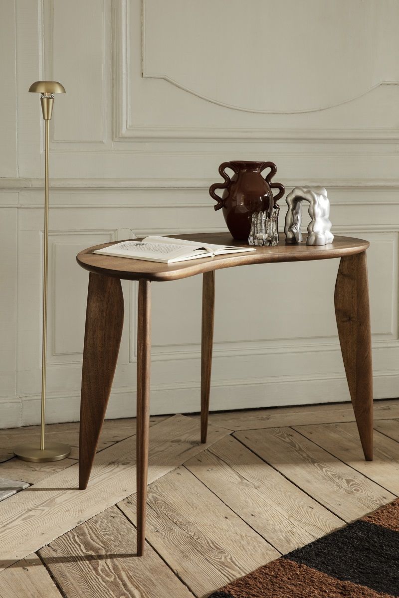 Feve Desk Bureau en noyer Ferm Living 