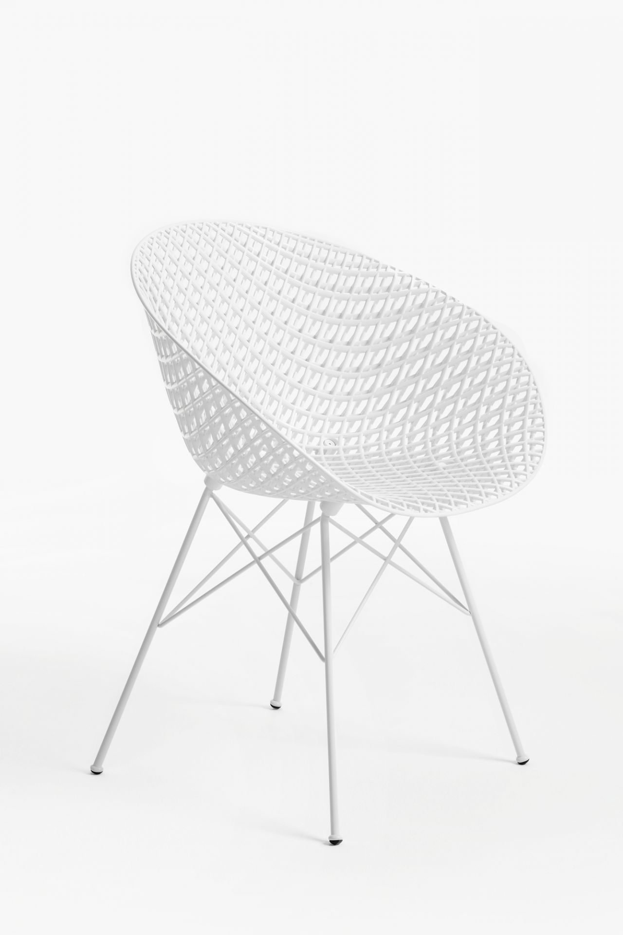 Smatrik Chaise d'extérieur Kartell blanc