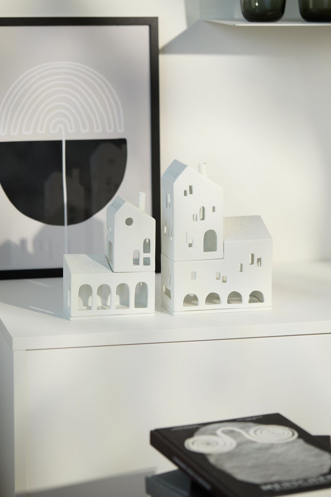 Maison lumineuse Maison empilée des arcs Räder