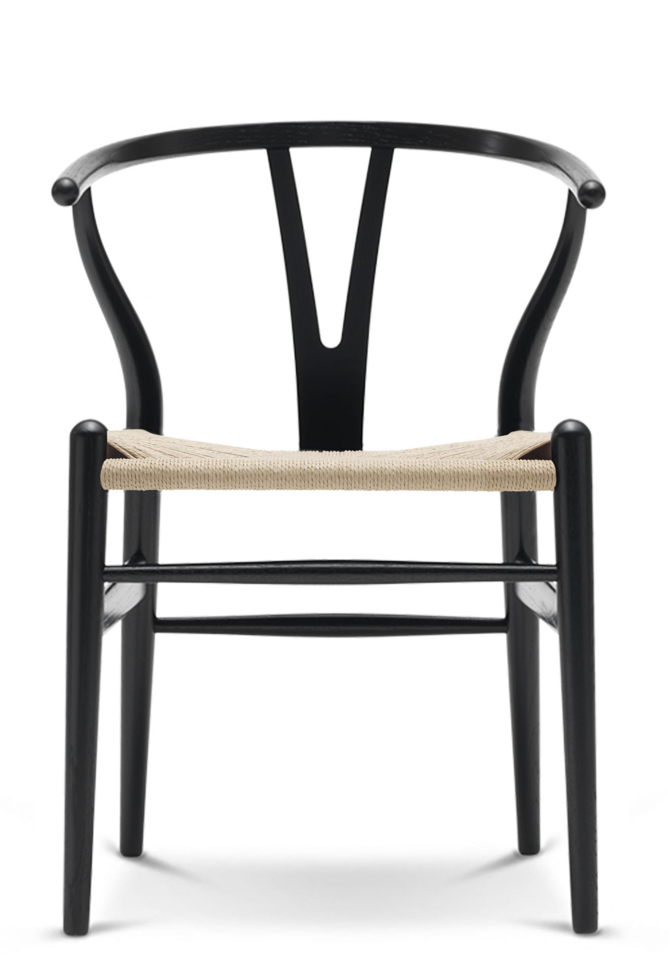 CH24 Wishbone Chair / Y-Chair chaise Chêne noir Carl Hansen & Søn  OFFRE SPECIALE
