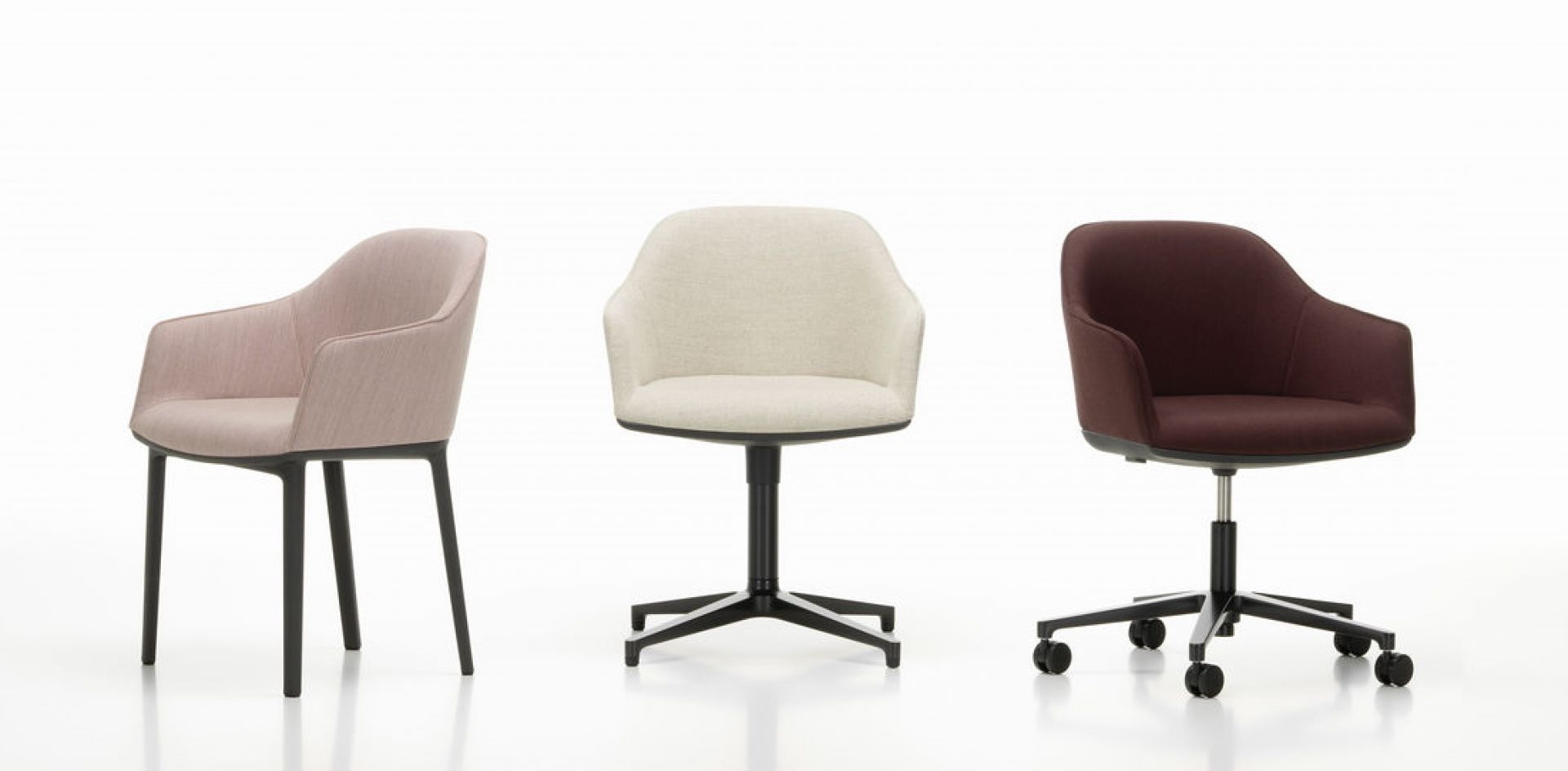 Softshell Chair base de quatre étoiles Chaise Vitra