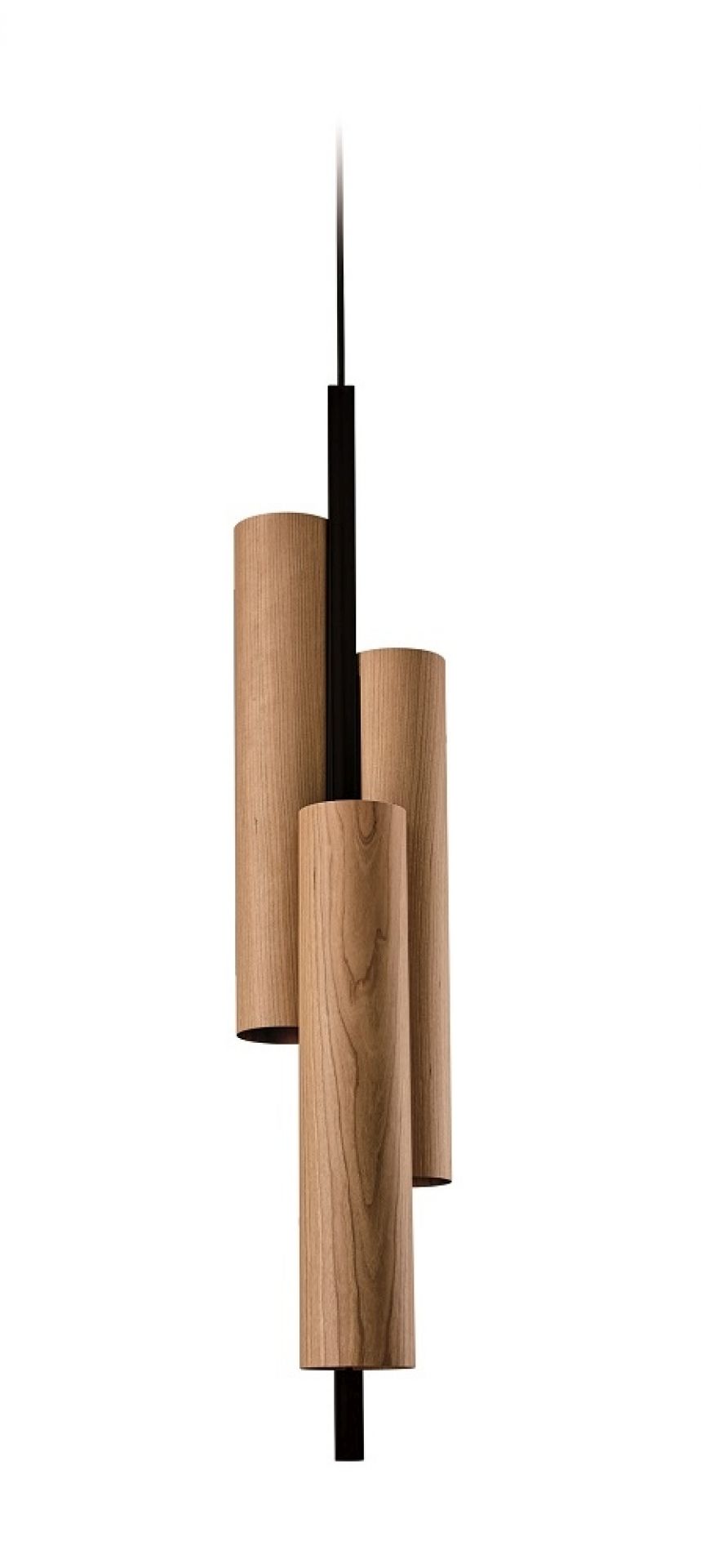 Black Note Triplet Suspension LED Lampe pendentif LZF Lamps