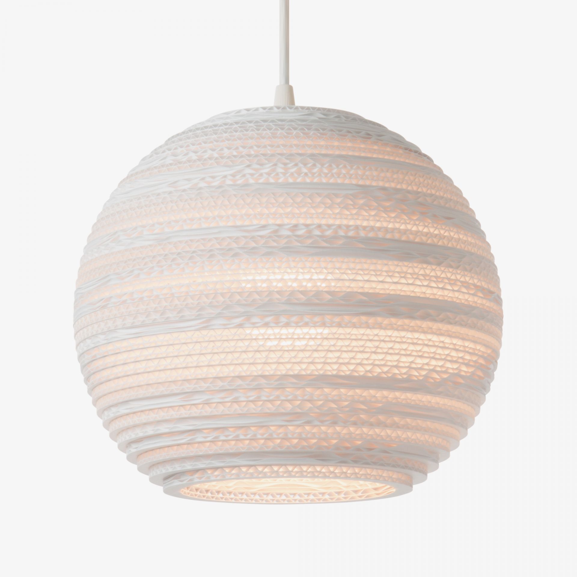 Scraplights Moon 10 Lampe suspendue Blanc Graypants
