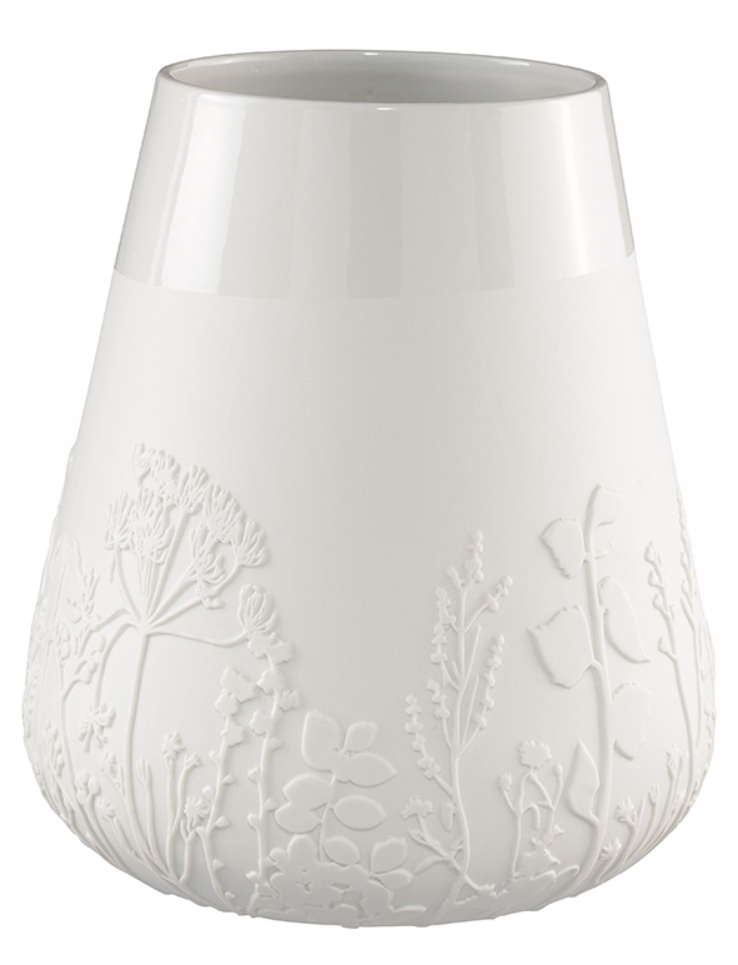 Zuhause Poesie Vase en porcelaine fleurs Räder 
