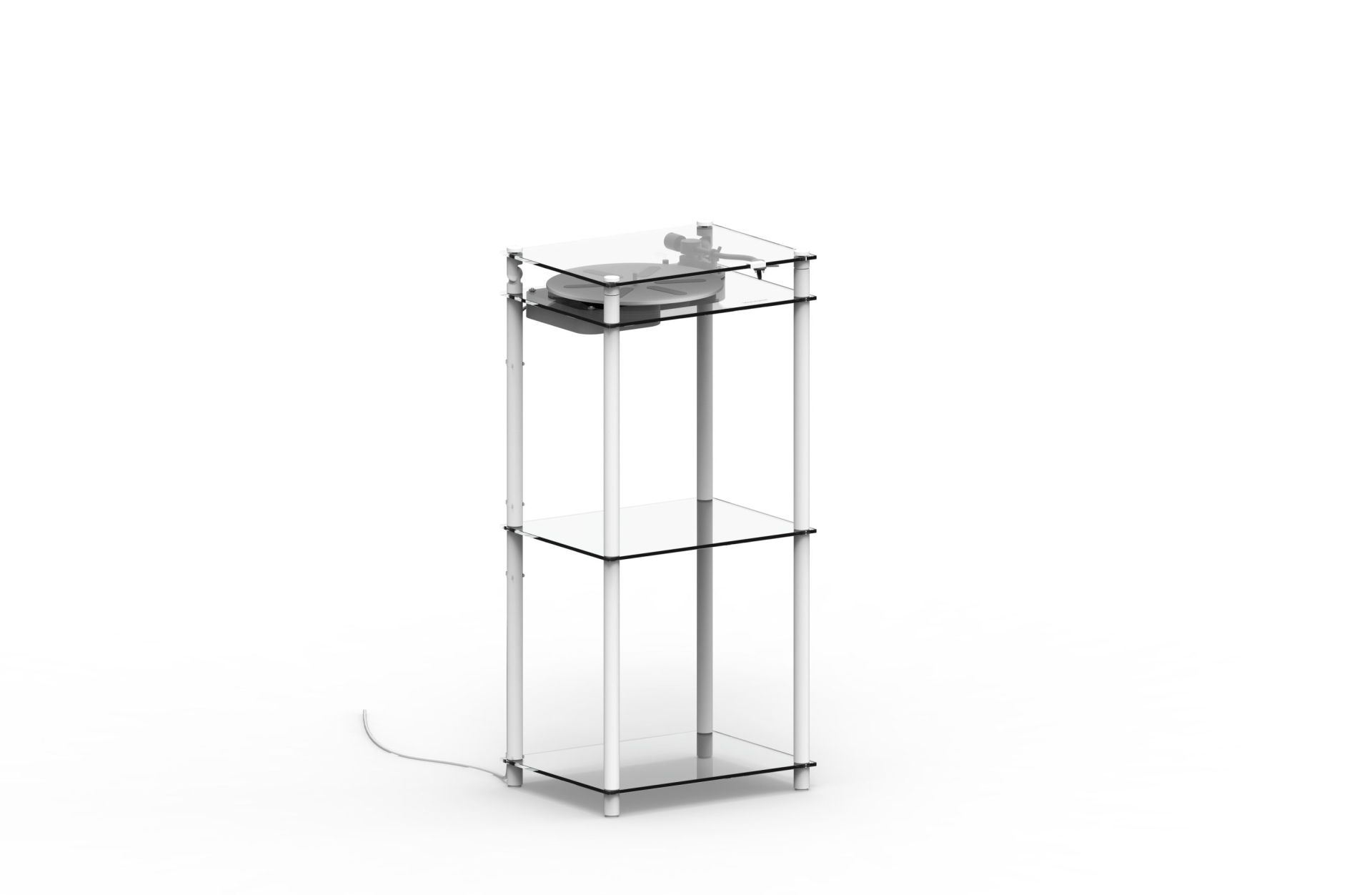 Table tournante transparente Transparent