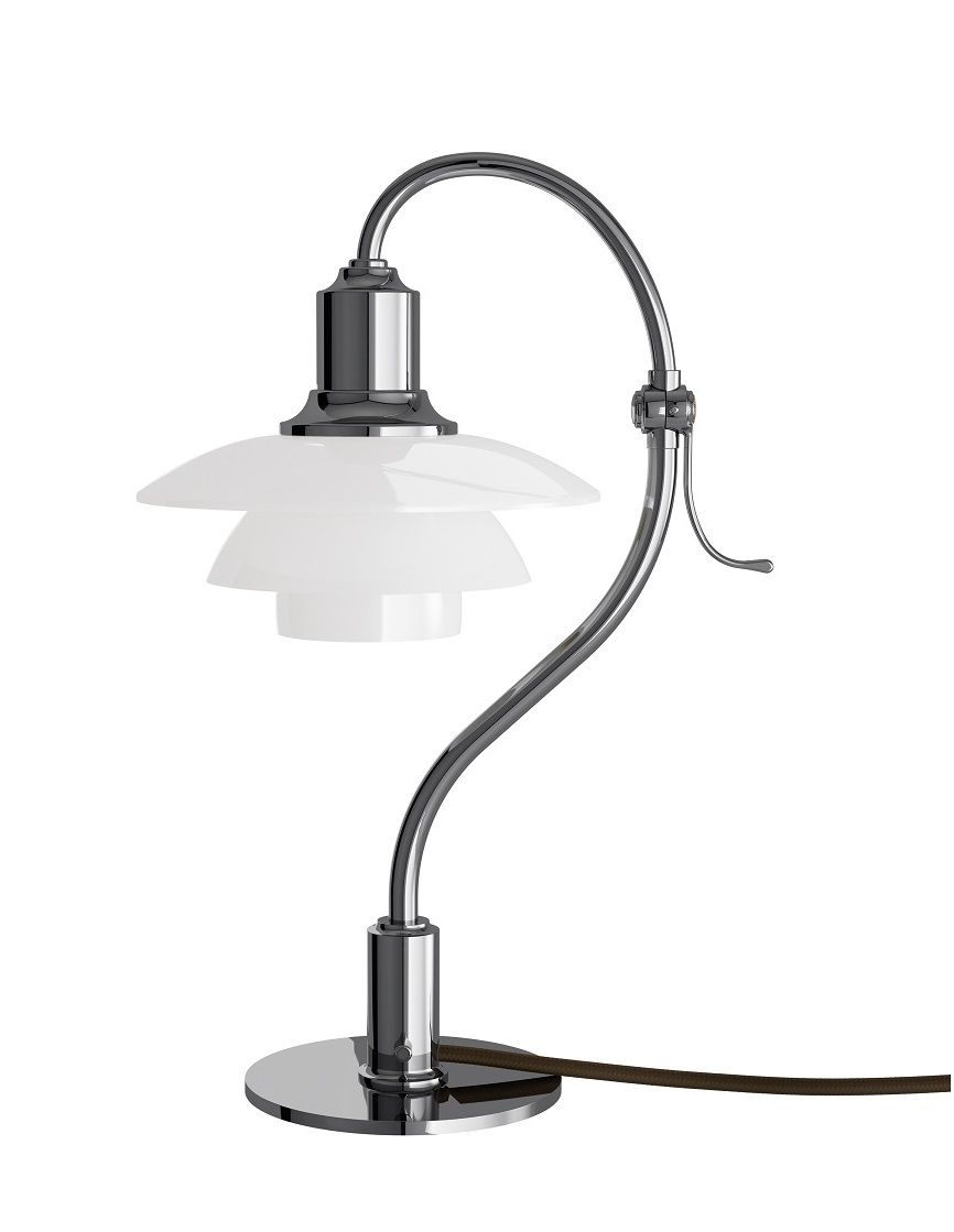 PH 2/2 Question Mark Lampe de table Chrome Louis Poulsen ÉDITION LIMITÉE OFFRE SPECIALE