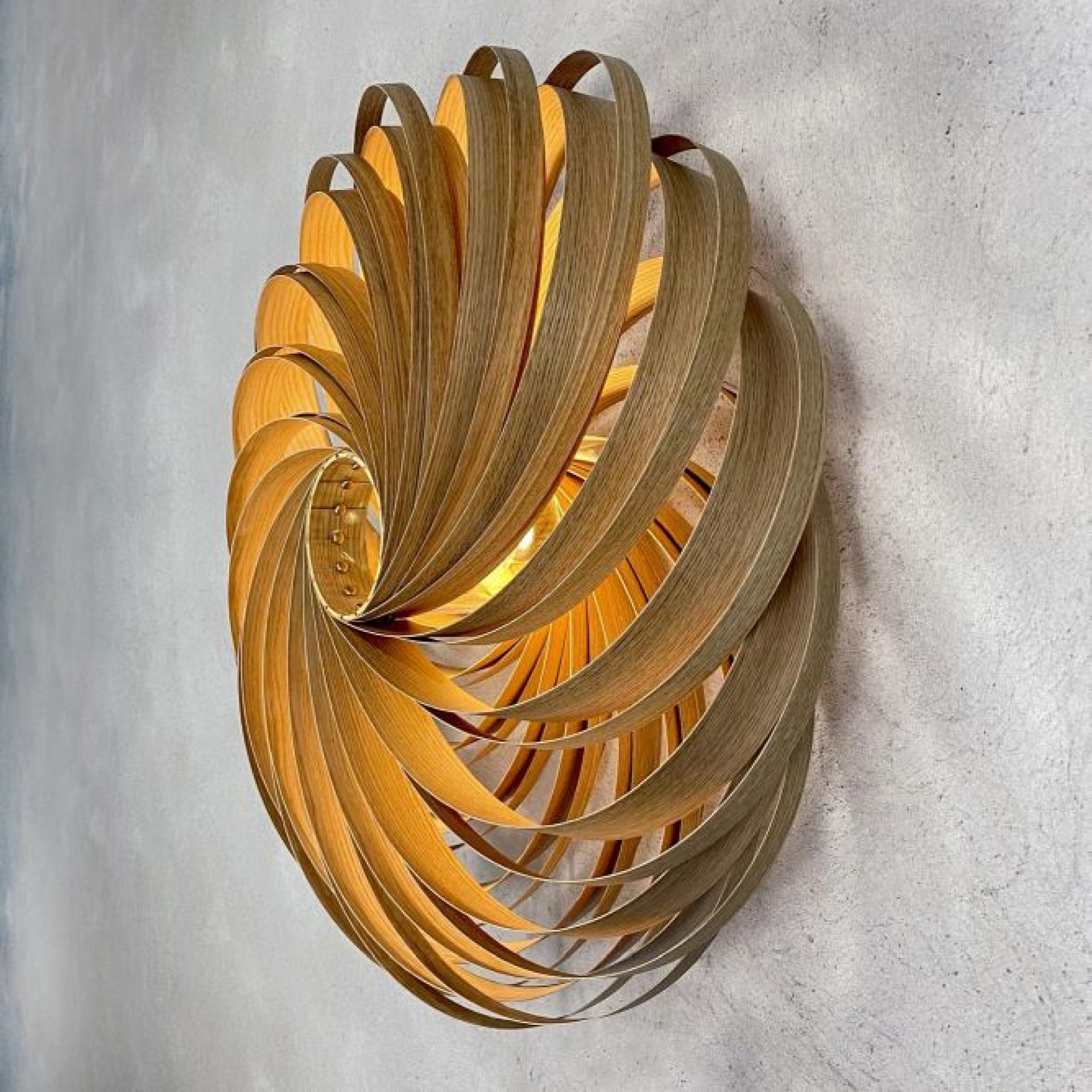 Veneria Applique murale Chêne Ø70 cm Gofurnit