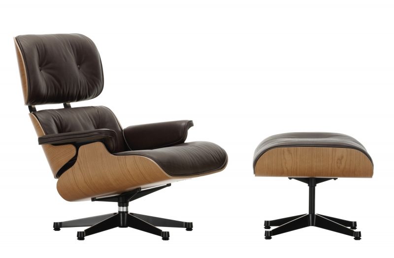 Eames Lounge Chair & Ottoman Fauteuil cuir Premium Vitra COMPOSITION PRÉFÉRENTE