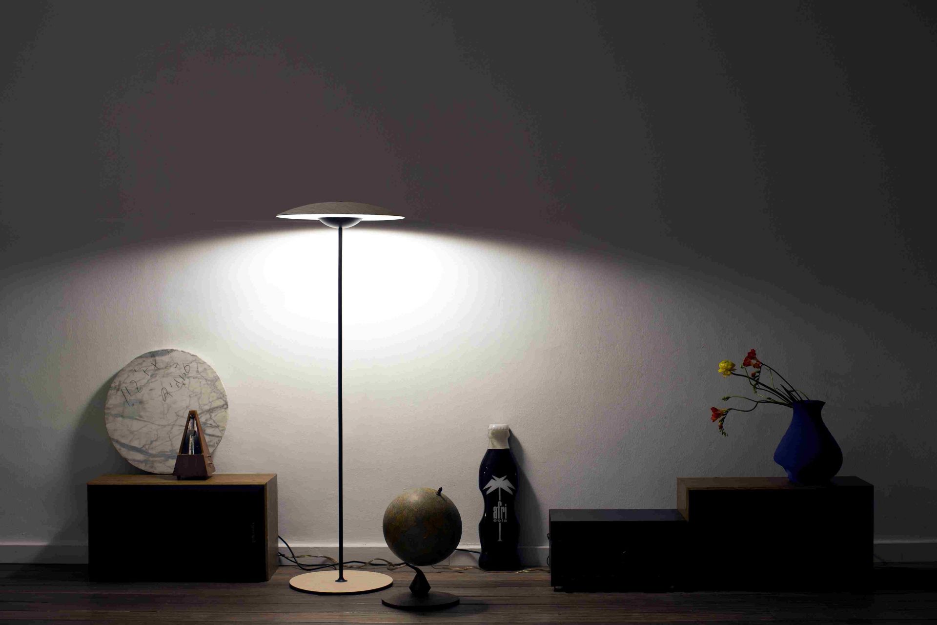 Ginger P LED Lampadaire marset chêne
