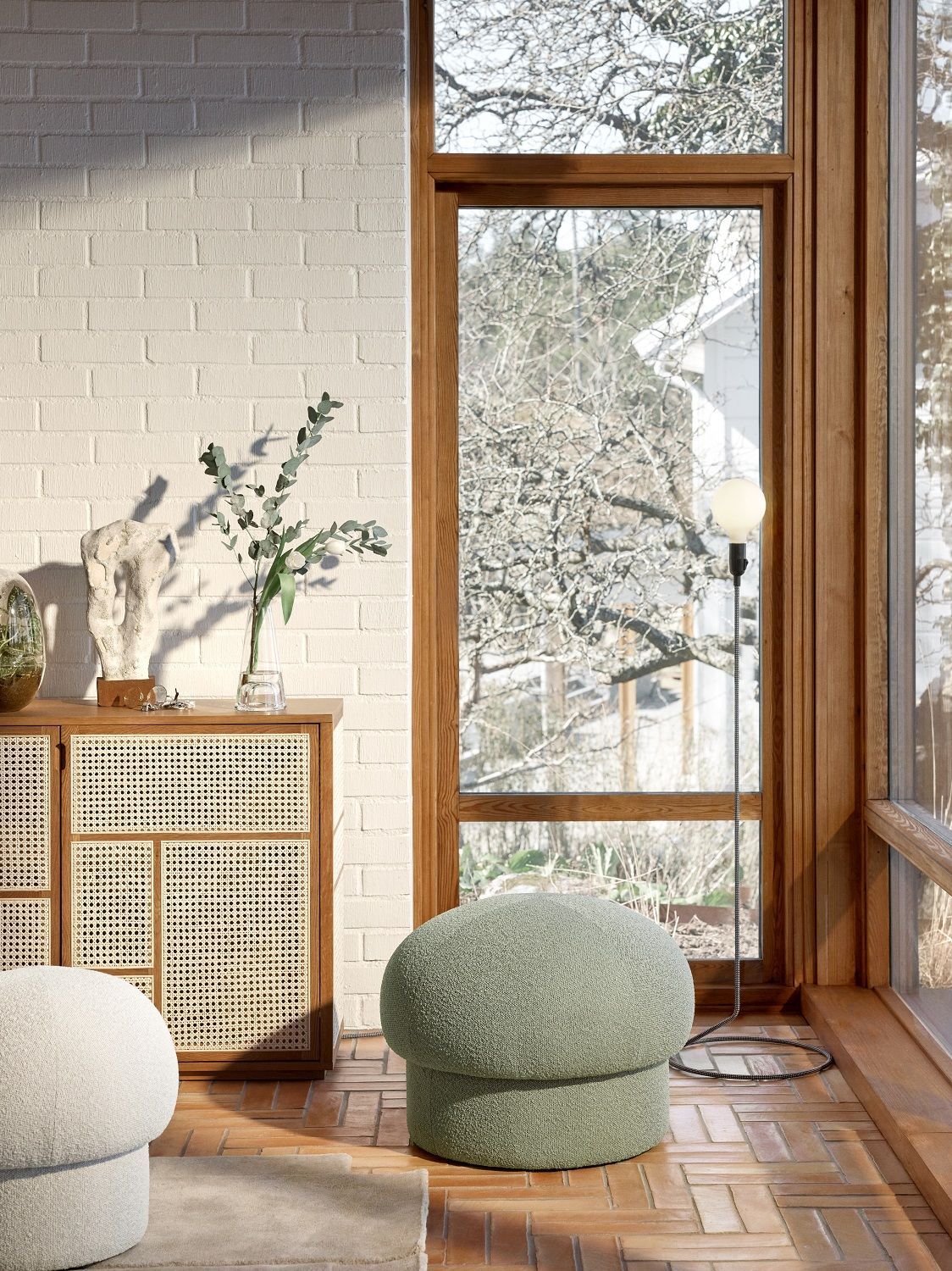 Uno Pouf Tabouret 65 cm Design House Stockholm