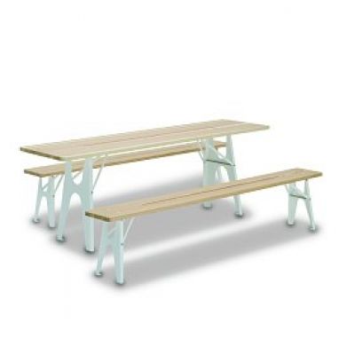 Abri contre la pluie pour la table ou un banc Ludwig Richard Lampert