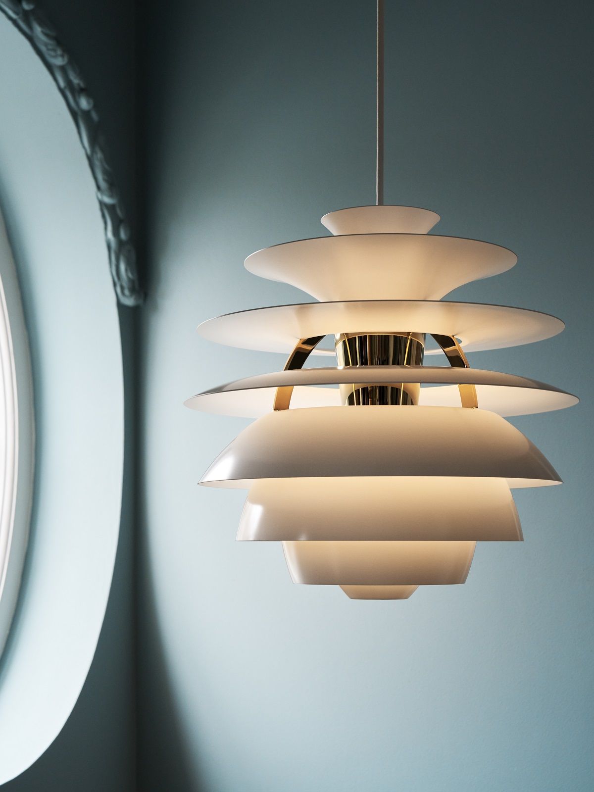PH Snowball Pendant lamp Lampe à suspendre Dusty Louis Poulsen