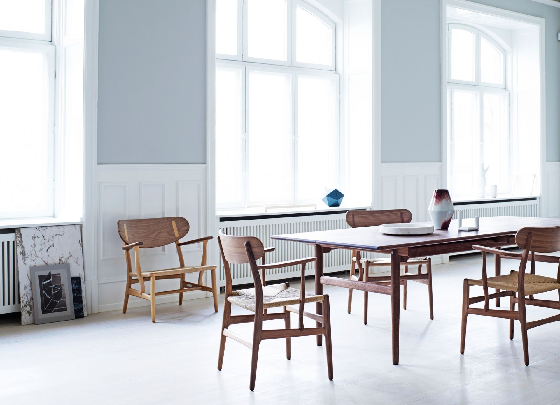 CH26 chaise en bois tresse naturelle/chêne savonné Carl Hansen &amp; Søn