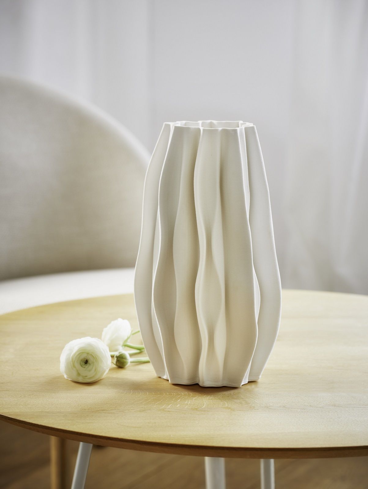 PLISSEE Vase en céramique Philippi 