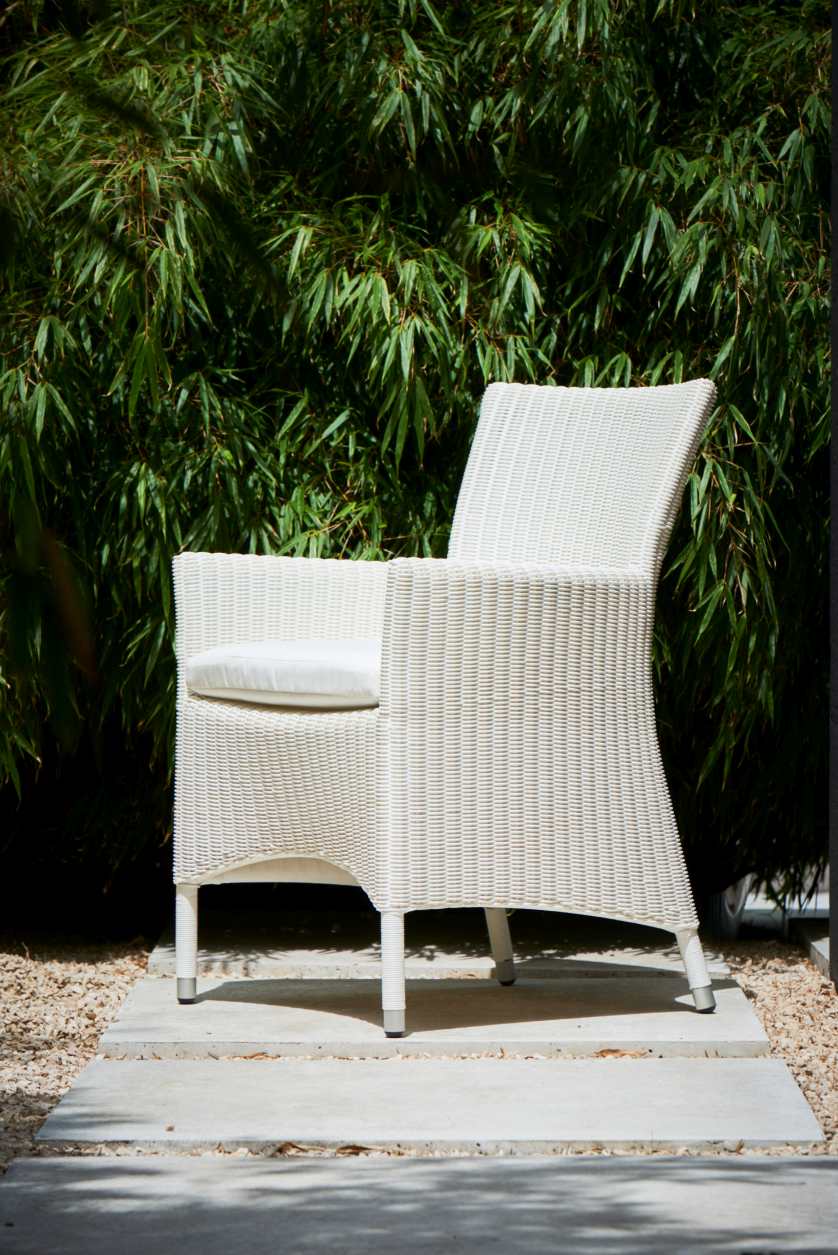 Coussin d'assise Blanc pour Poesie Fauteuil Outdoor Jan Kurtz 