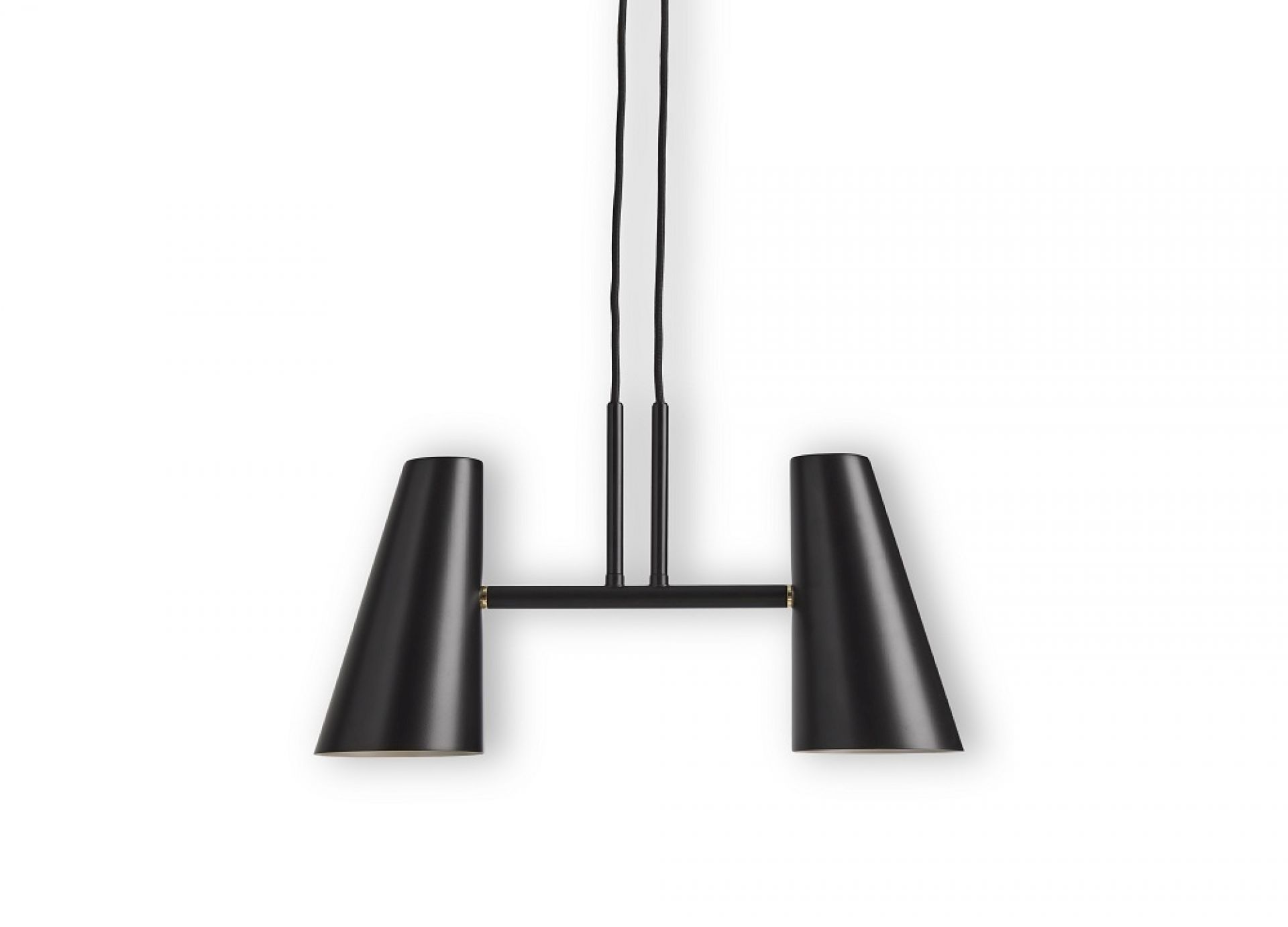 Cono Pendant lamp 2 Shades Lumière pendentif Woud
