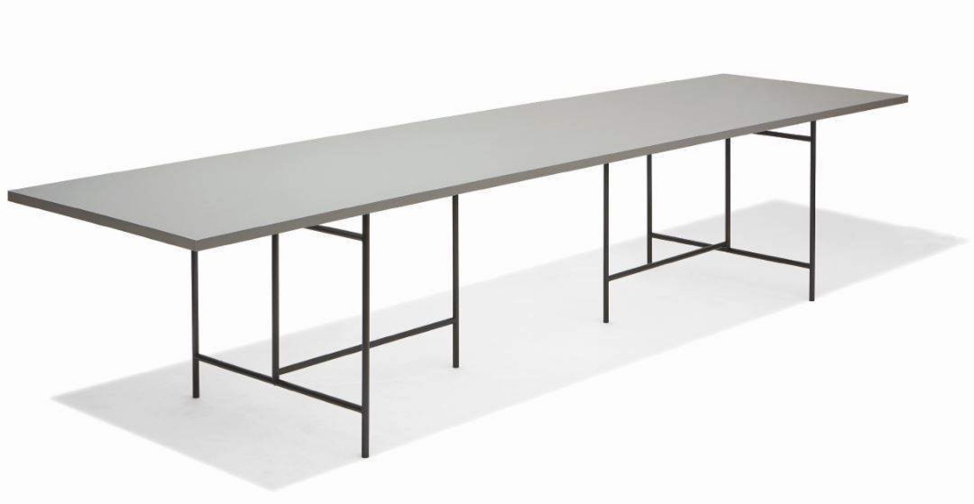 Eiermann 3 piètement de table coloré Richard Lampert