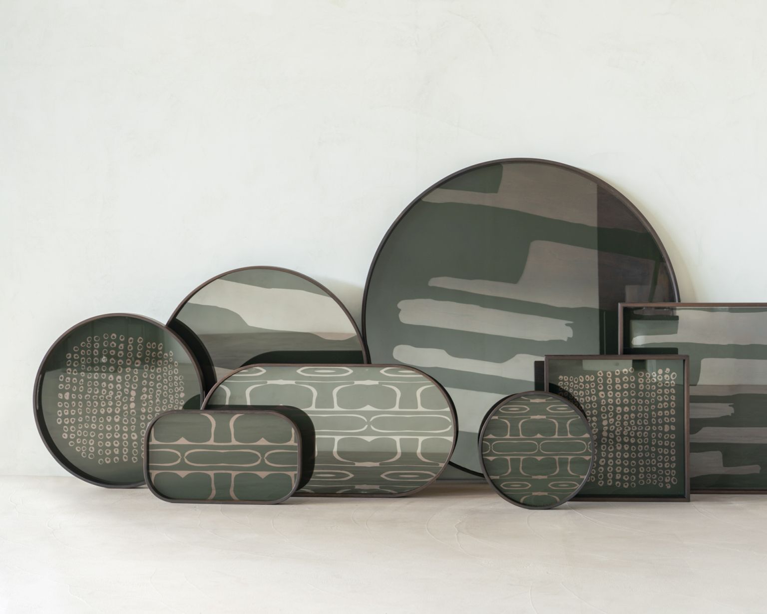 Second Nature Valet Trays Plateau rond Ethnicraft