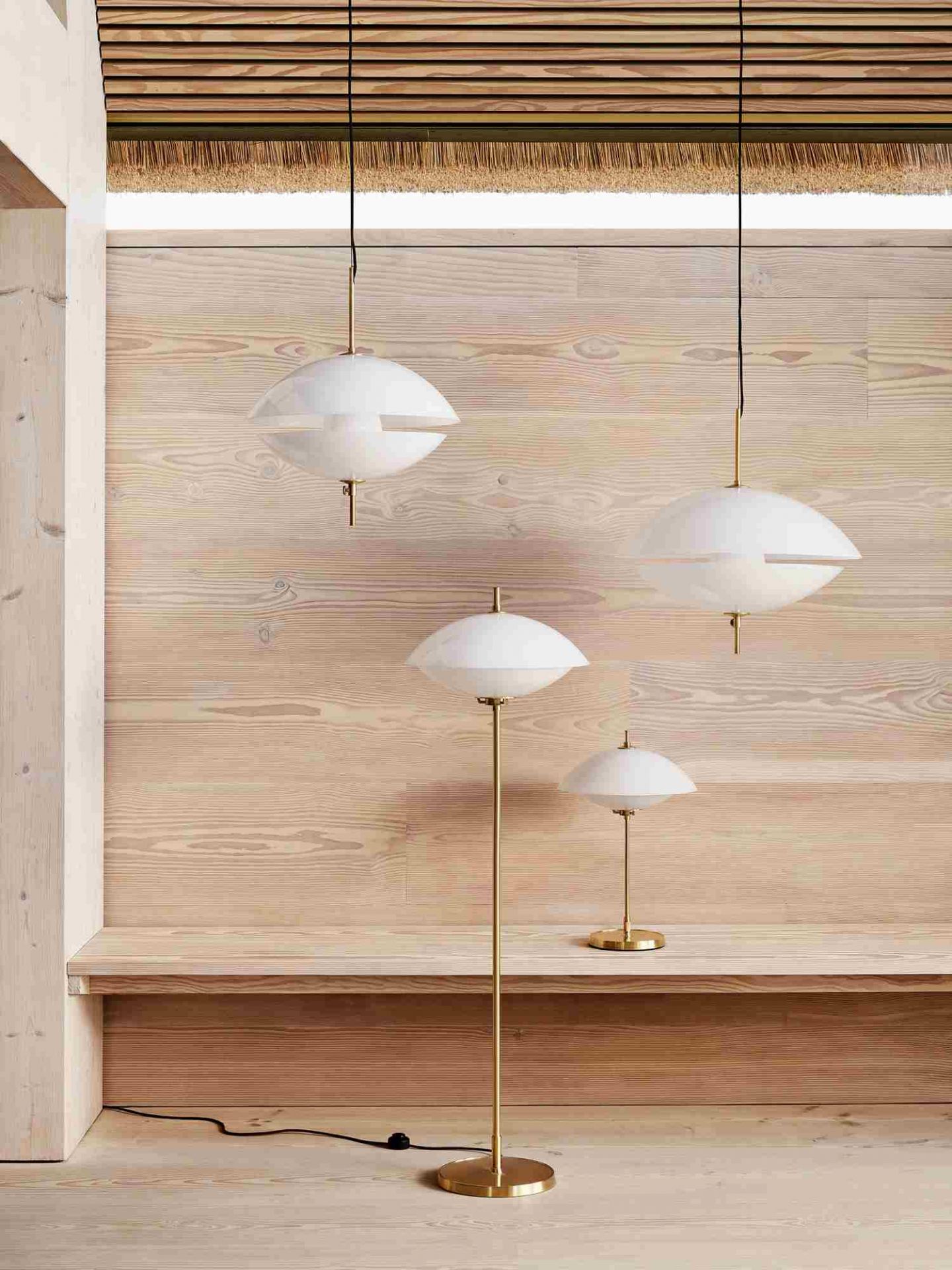 Clam Floor lamp lampadaire Fritz Hansen 
